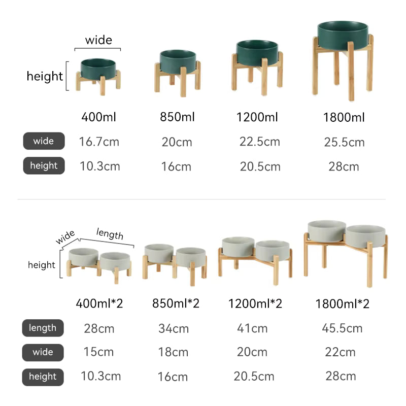 DINE - COMEDERO ELEVADO CERAMICA